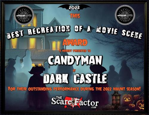 2022 Best Recreation of a Movie Scene Award by Scare Factor